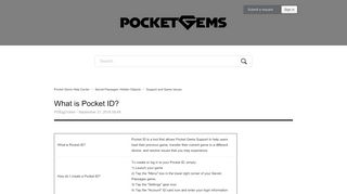 
                            7. What is Pocket ID? – Pocket Gems Help Center