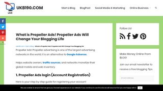 
                            13. What is Propeller Ads! Propeller Ads Will Change Your Blogging Life