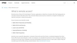 
                            3. What is Remote Access? - Citrix