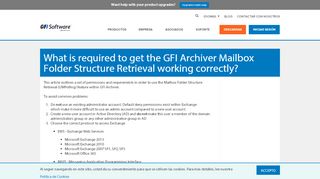 
                            12. What is required to get the GFI Archiver Mailbox Folder Structure ...