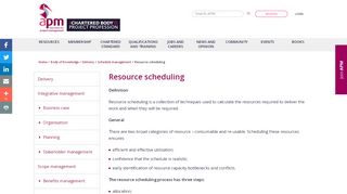 
                            7. What is resource scheduling? | APM