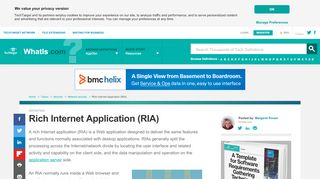 
                            6. What is Rich Internet Application (RIA)? - Definition from WhatIs.com