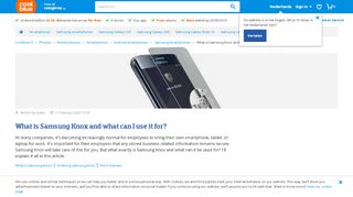
                            12. What is Samsung Knox and what can I use it for? - Before 23:59 ...