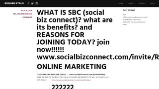 
                            12. WHAT IS SBC (social biz connect)? what are its benefits? and ...