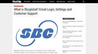 
                            7. What is Sbcglobal? Email Login, Settings, Support, Customer Service