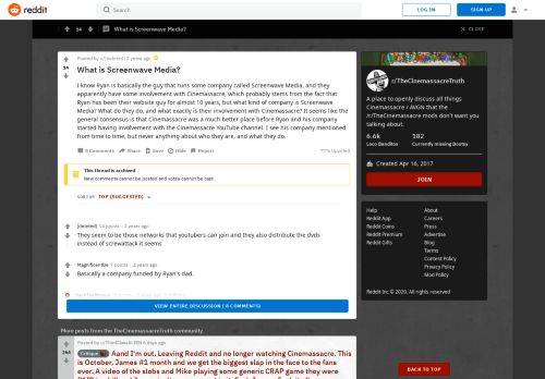 
                            6. What is Screenwave Media? : TheCinemassacreTruth - Reddit