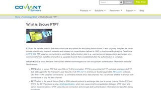 
                            3. What is secure FTP, FTPS, and SFTP? - Coviant Software