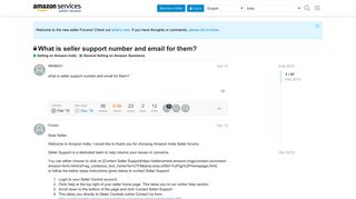 
                            7. What is seller support number and email for them? - General ...