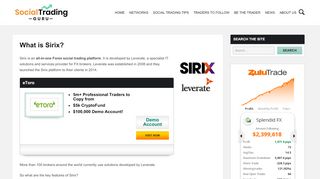 
                            11. What is Sirix? | SocialTradingGuru.com