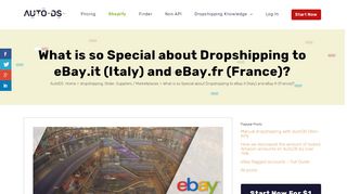 
                            12. What is so Special about Dropshipping to eBay.it (Italy) and eBay.fr ...
