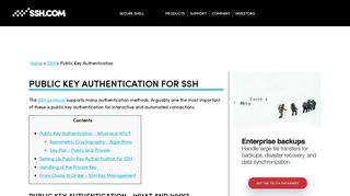 
                            7. What is SSH Public Key Authentication - How to configure? | SSH.COM