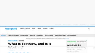 
                            11. What Is TextNow, and Is It Worth It? - Tom's Guide