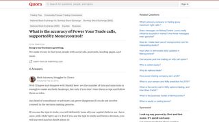 
                            8. What is the accuracy of Power Your Trade calls, supported by ...