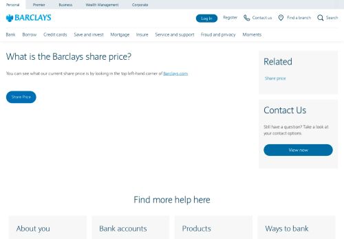 
                            9. What is the Barclays share price? | Barclays