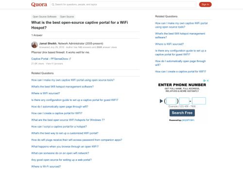
                            5. What is the best open-source captive portal for a WiFi Hospot? - Quora