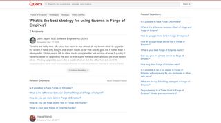 
                            9. What is the best strategy for using taverns in Forge of Empires ...