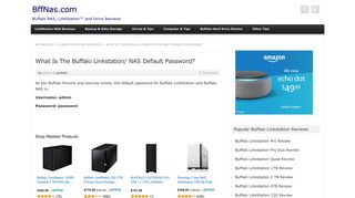 
                            4. What Is The Buffalo Linkstation/ NAS Default Password? - BffNas.com