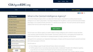 
                            3. What is the CIA - CIA Agent