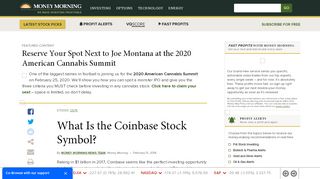 
                            10. What Is the Coinbase Stock Symbol? - Money Morning