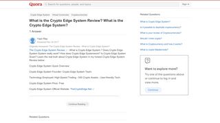 
                            6. What is the Crypto Edge System Review? What is the Crypto Edge ...