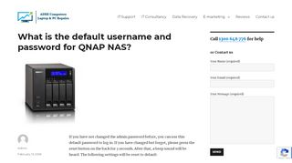 
                            11. What is the default username and password for QNAP NAS ...