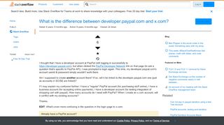 
                            6. What is the difference between developer.paypal.com and x.com ...