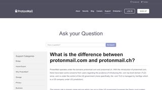 
                            3. What is the difference between protonmail.com and protonmail.ch ...