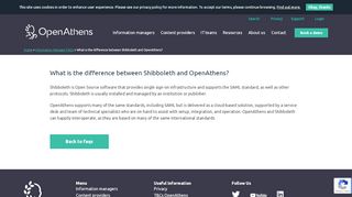 
                            4. What is the difference between Shibboleth and OpenAthens ...