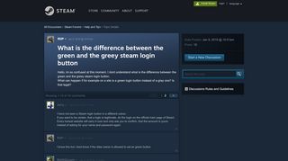 
                            9. What is the difference between the green and the greey steam login ...