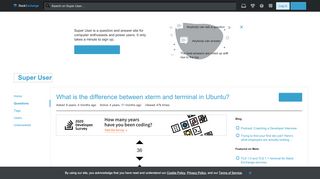 
                            10. What is the difference between xterm and terminal in Ubuntu ...