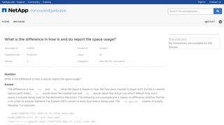 
                            13. What is the difference in how ls and du report file space usage?