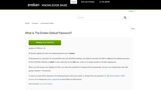 
                            1. What is the Endian default password? – Endian