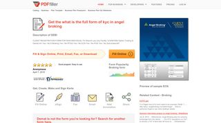 
                            7. What Is The Full Form Of Kyc In Angel Broking - Fill Online, Printable ...
