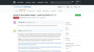 
                            11. what is the latest radar. i want to find it · Issue #113 · AiYinZiLeGong ...