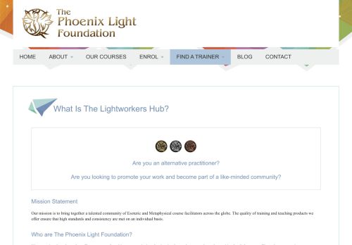 
                            4. What Is The Lightworkers Hub? - The Phoenix Light Foundation