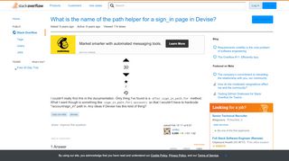 
                            12. What is the name of the path helper for a sign_in page in Devise ...