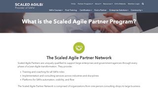 
                            1. What is the Partner Program? | Scaled Agile