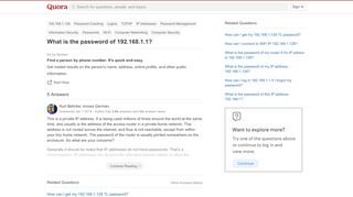
                            9. What is the password of 192.168.1.1? - Quora