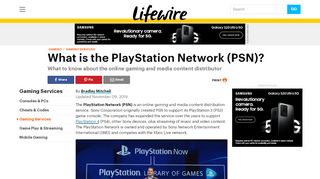 
                            13. What is the PlayStation Network (PSN)? - Lifewire