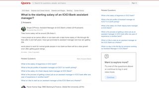 
                            13. What is the starting salary of an ICICI Bank assistant manager ...