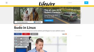 
                            11. What Is the Sudo in Linux? - Lifewire
