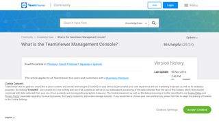 
                            4. What is the TeamViewer Management Console