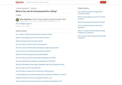 
                            11. What is the user ID and password for e-filing? - Quora