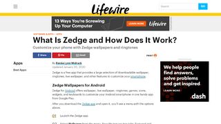 
                            9. What Is the Zedge App? - Lifewire