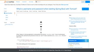 
                            7. What is username and password when starting Spring Boot with ...