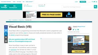 
                            8. What is Visual Basic (VB)? - Definition from WhatIs.com