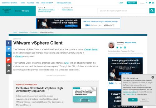 
                            9. What is VMware vSphere Client? - Definition from WhatIs.com