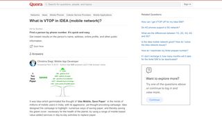 
                            4. What is VTOP in IDEA (mobile network)? - Quora