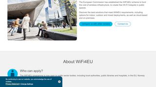 
                            8. What is Wifi4EU? - Cisco