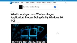 
                            6. What Is winlogon.exe (Windows Logon Application) Process Doing On ...